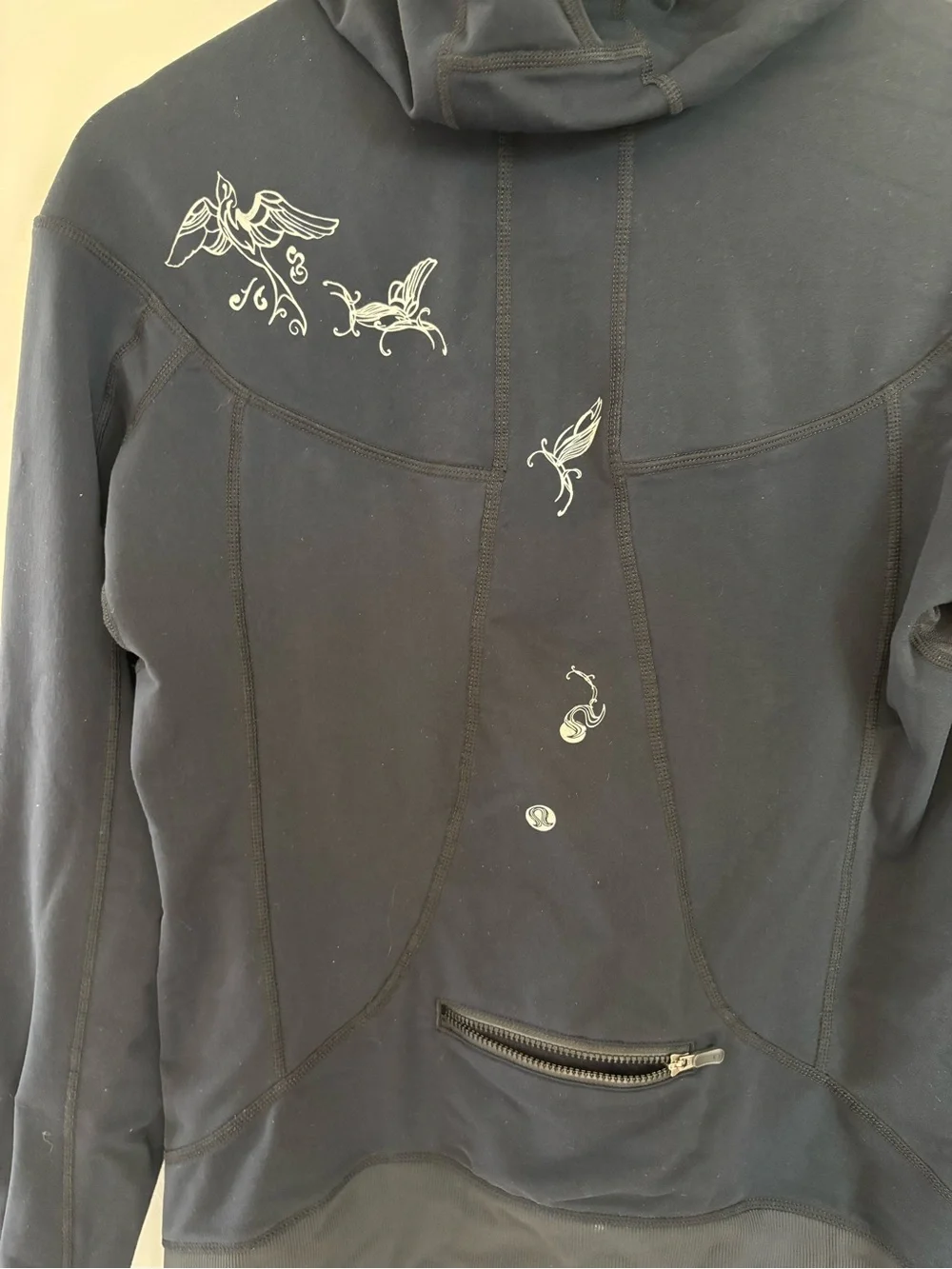 lululemon athletica Black Run Spirit quarter zip
